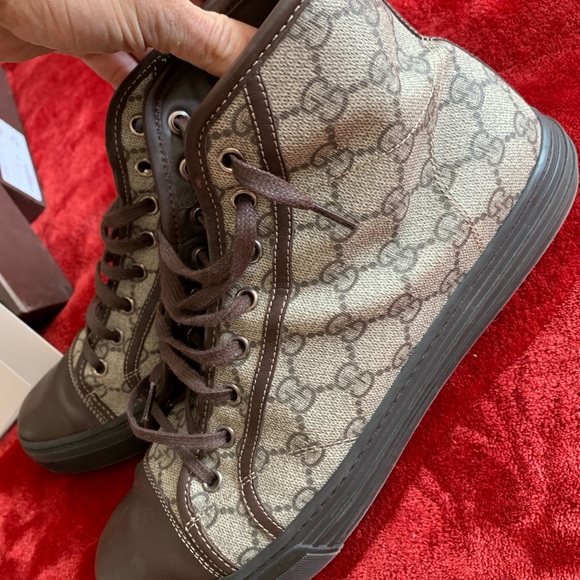 Men’s Gucci High Top sneakers size 9 - Picture 4 of 6